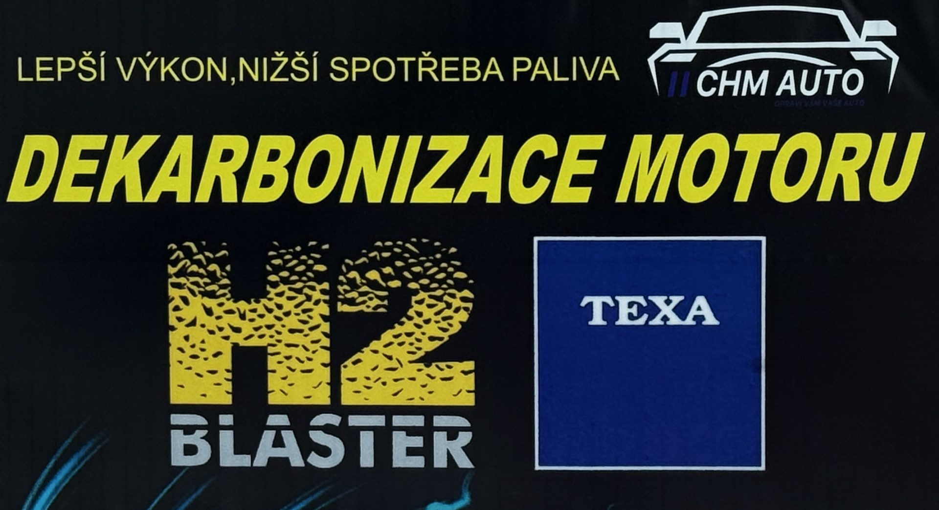 Dekarbonizace motoru — H2 Blaster a TEXA diagnostika v Auto-pneu servisu Matoušek